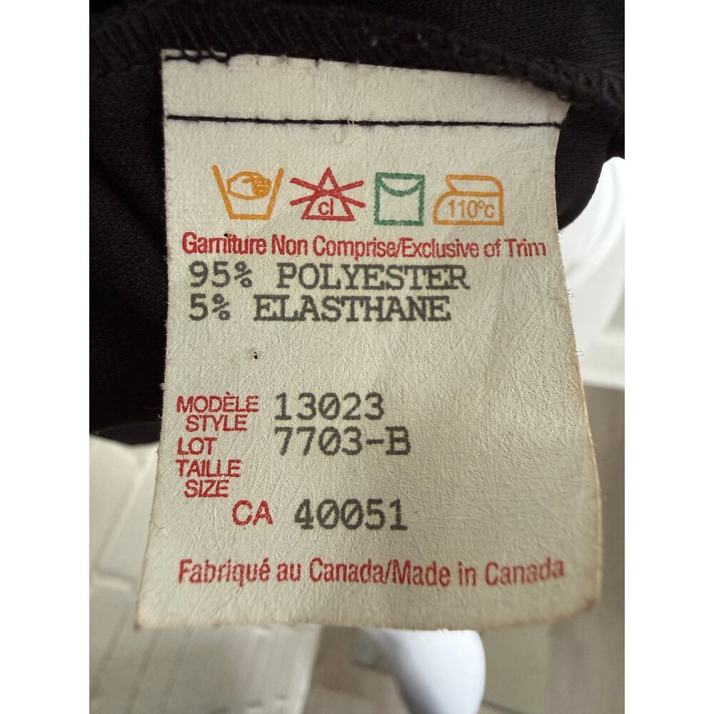 Frank Lyman Black Boat Neck Dress 8 Draped Ruched Rosette 90s Minimalist Midi - Picture 9 of 11